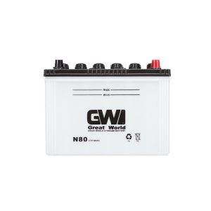 N80 12V 80AH Dry-charged  Car Battery