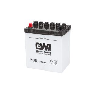 N36 12V 36AH Dry-charged Car Battery